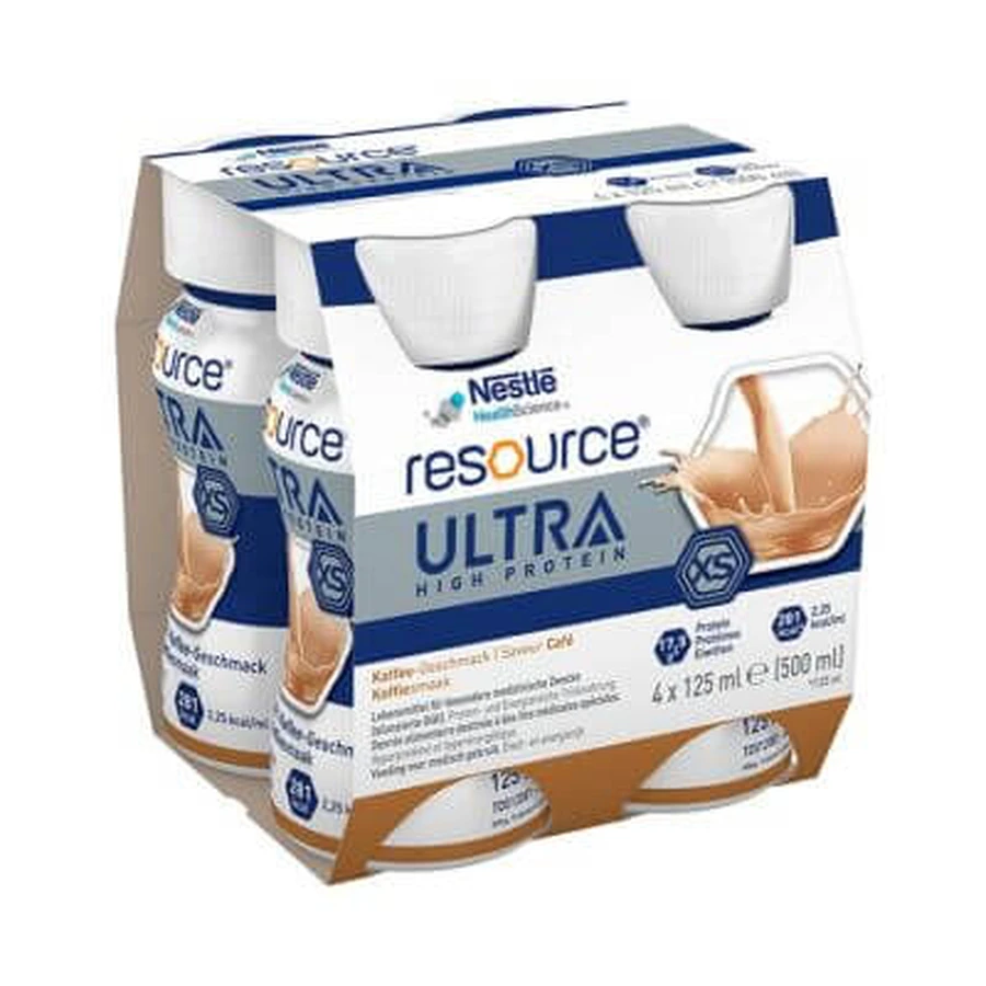 Resource ultra+ coffee 4 bottles