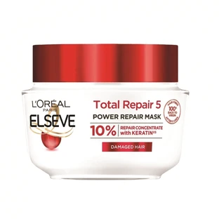 Mascarilla capilar Total Repair 5 para cabellos dañados, 300 ml, Elsev
