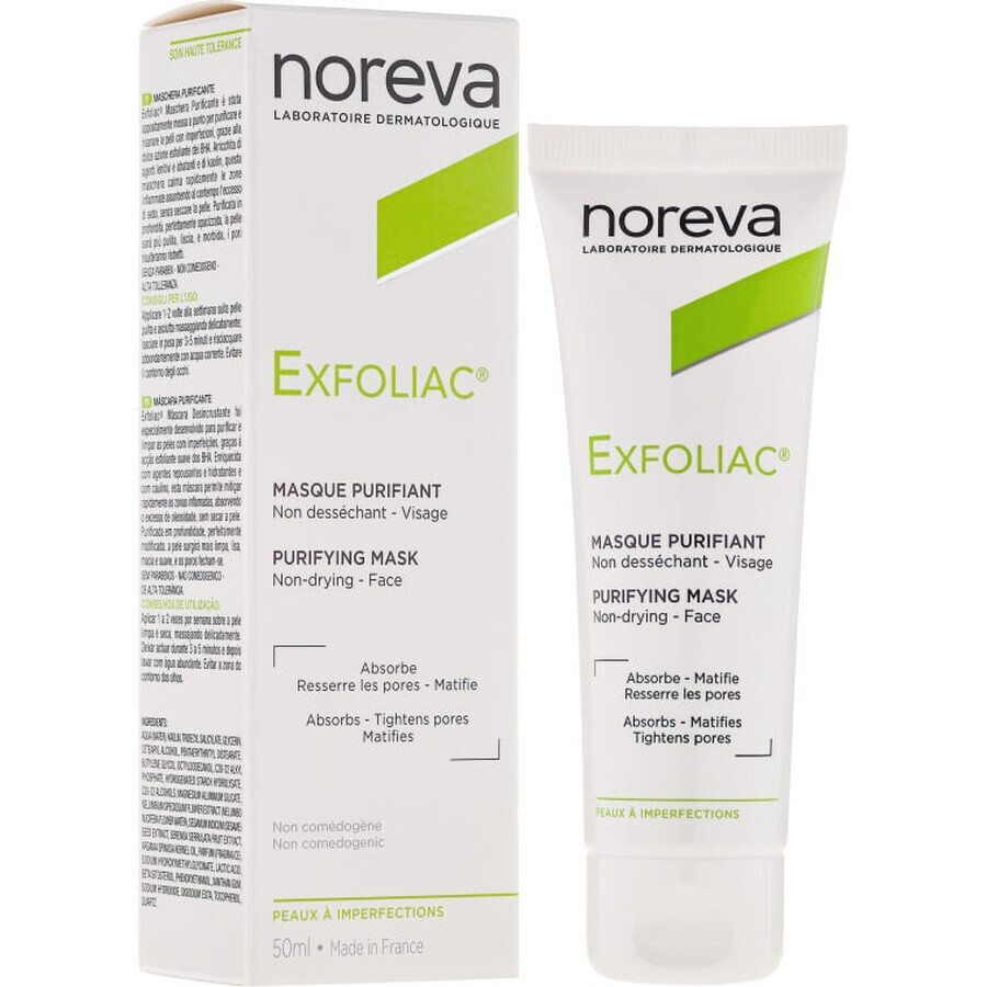 Noreva Masque Exfoliant Purifiant, 50 ml
