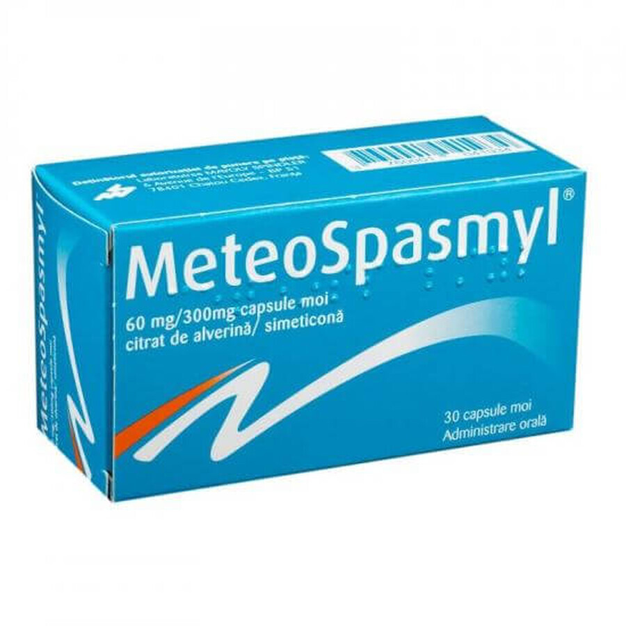 Meteospasmyl, 30 gélules, Laboratoires Mayoly Spindler