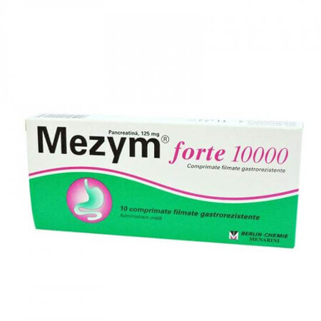 Mezym Forte 10000, 10 comprimate, Berlin-Chemie Ag