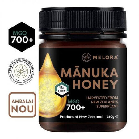 Natuurlijke Manuka Honing MGO 700+, 250 g, Melora