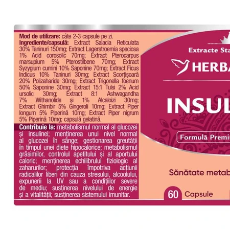 Insulinat x 60 Kapseln, Herbagetica