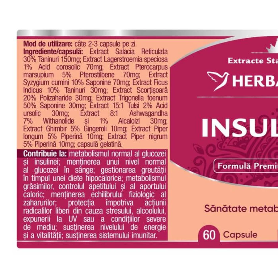 Insulinat x 60 Kapseln, Herbagetica