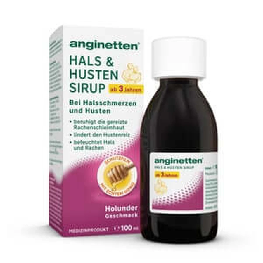 Anginetten Hals & Husten Sirup 100 ml