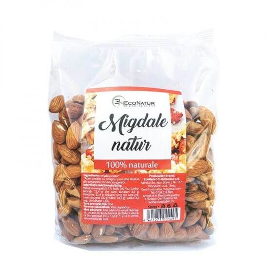 Mandorle al naturale, 500g, Econatur