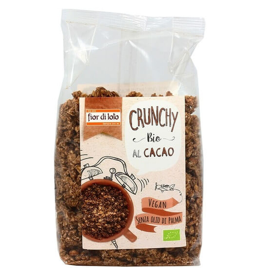 Musli Eco croquant avec flocons d'avoine au cacao, 375g, Fior di Loto