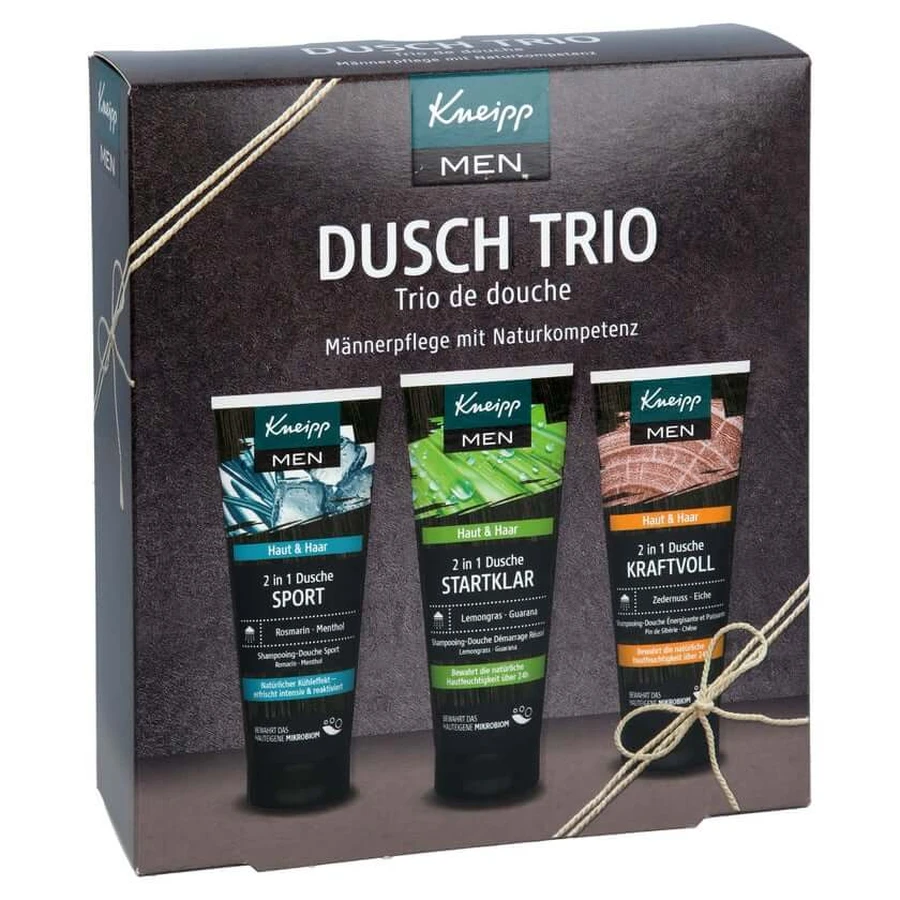 Kneipp MEN Trío de Ducha 3X75 ml