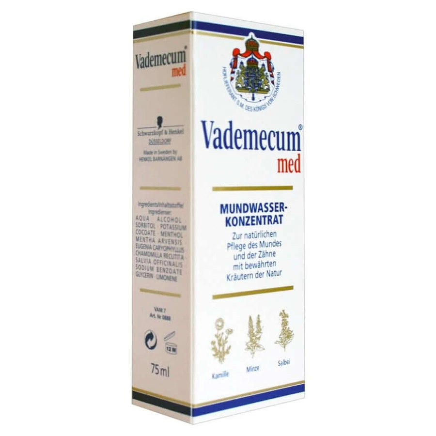 Vademecum MED Mundwasser Konzentrat 0888 75 ml