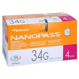 Nanopass 34 Pen Cannula 34 G 0.18x4 mm 100 pcs.