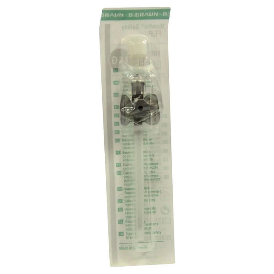 B. Braun Vasofix Safety intraveneuze katheter grijs FEP 16G, 1,7 x 50 mm 1 stuk