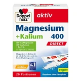 Double Heart Actief Magnesium + Kalium 400 Direct 20 St