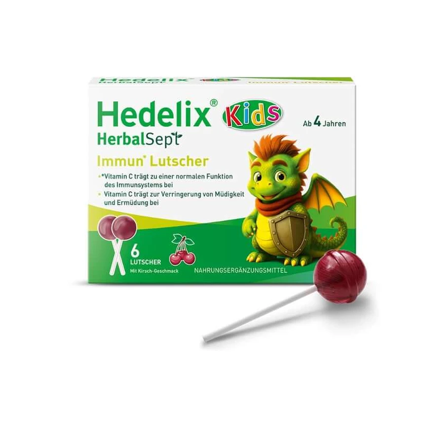 Hedelix Herbalsept Immuun Lolly Kids 6 stuks.