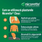 Nicorette Clear 15mg, 7 pleisters, Mcneil