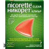Nicorette® Clear Transdermal Patch 25 mg/16 h, 7 patches, Johnson & Johnson