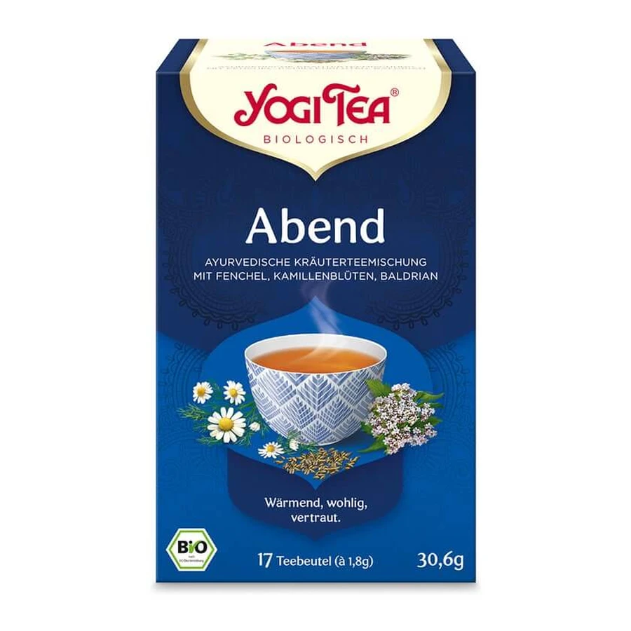 YOGI TEA, Abend, Bio Kräutertee 17X1,8 g