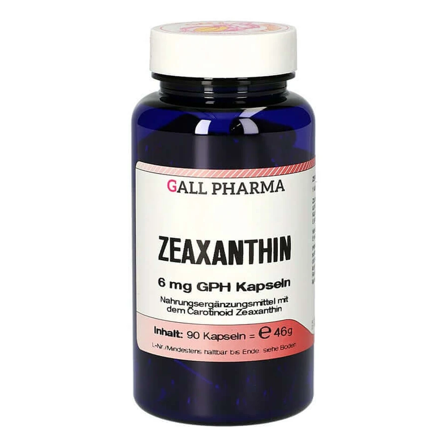 Zeaxanthin 6 mg GPH Capsules 90 Capsules