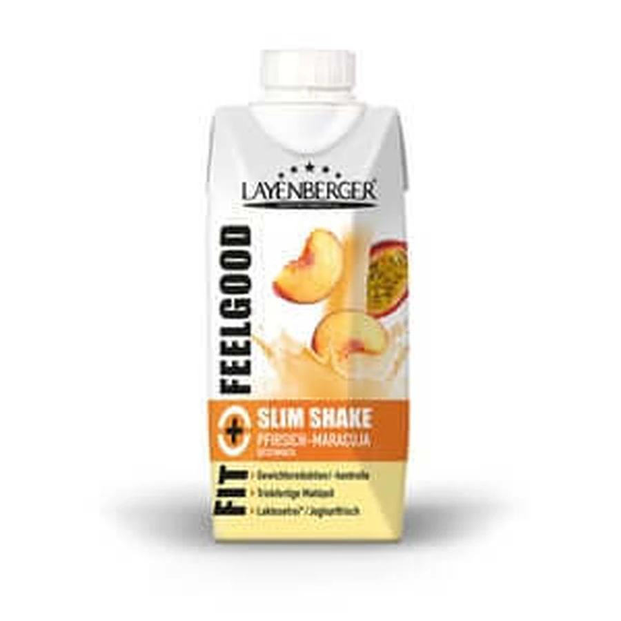 Layenberger Fit+feelgood Slim Shake Pêche 330 ml