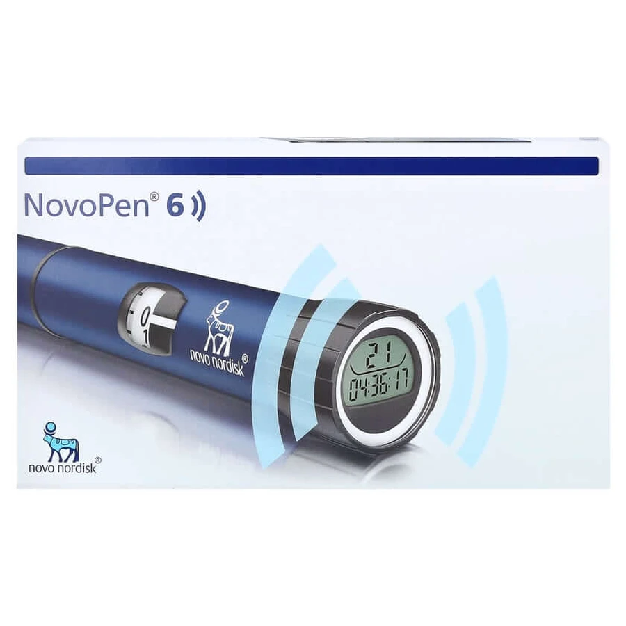 Novopen 6 injectieapparaat blauw 1 st