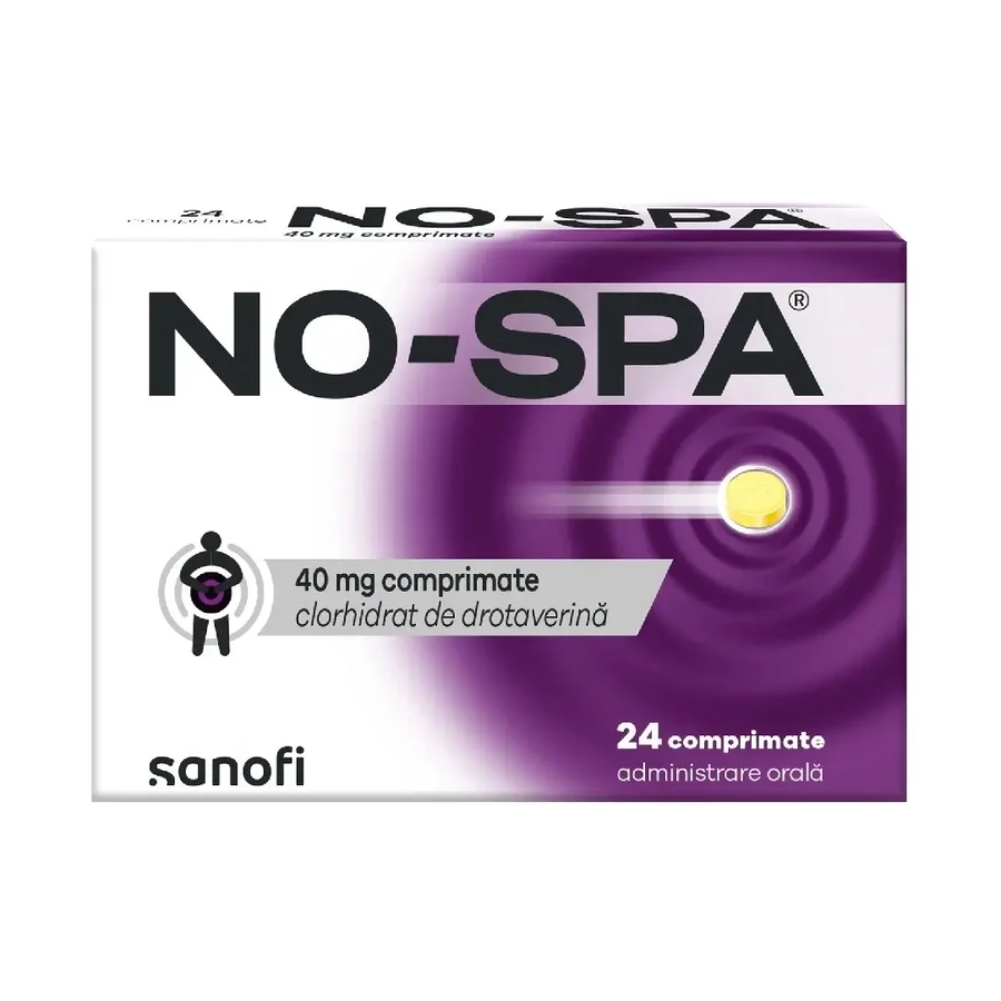 No-Spa 40 mg, 24 tabletten, Sanofi