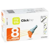 Mylife Clickfine pen needles 8 mm 31 G 100 pcs