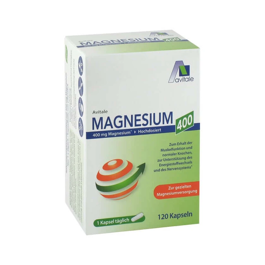 Magnesium 400 mg Kapseln 120 St