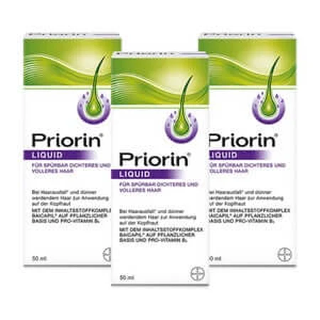 Priorin Liquid economy set 3X50 ml