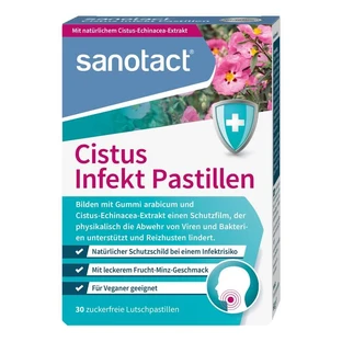 sanotact Cistus Infect Pastillas 30 Cápsulas