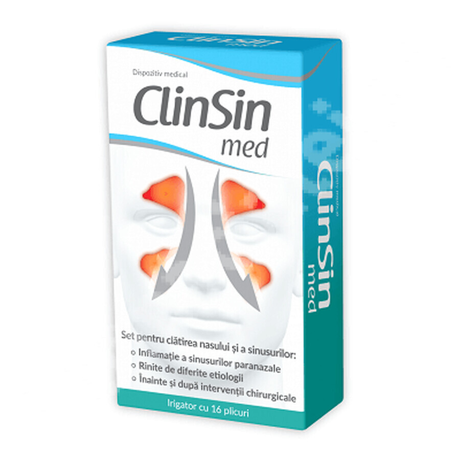 Clinsin Med, 16 zakjes + irrigator, Zdrovit