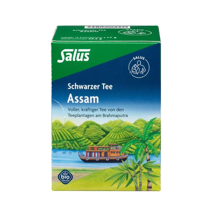Assam Zwarte Thee Biologische Salus Filterzakje 15 St