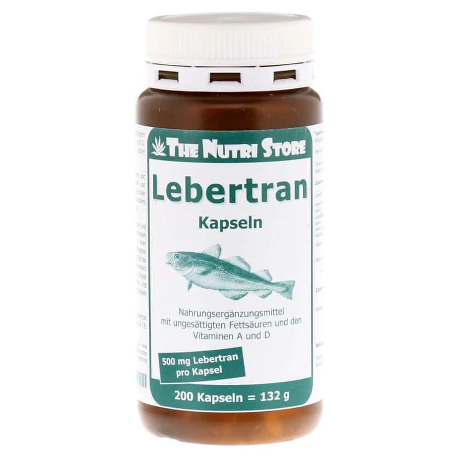 Lebertran 500 mg Kapseln 200 St