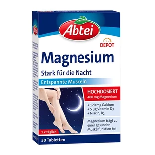 Abbey Magnesium Strong for the Night Depo 30 St