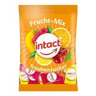 Intact dextrose sachet fruit mix 75 g