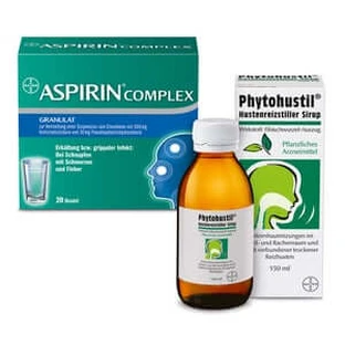 Aspirinecomplex + Phytohustil hoestonderdrukker 1 st