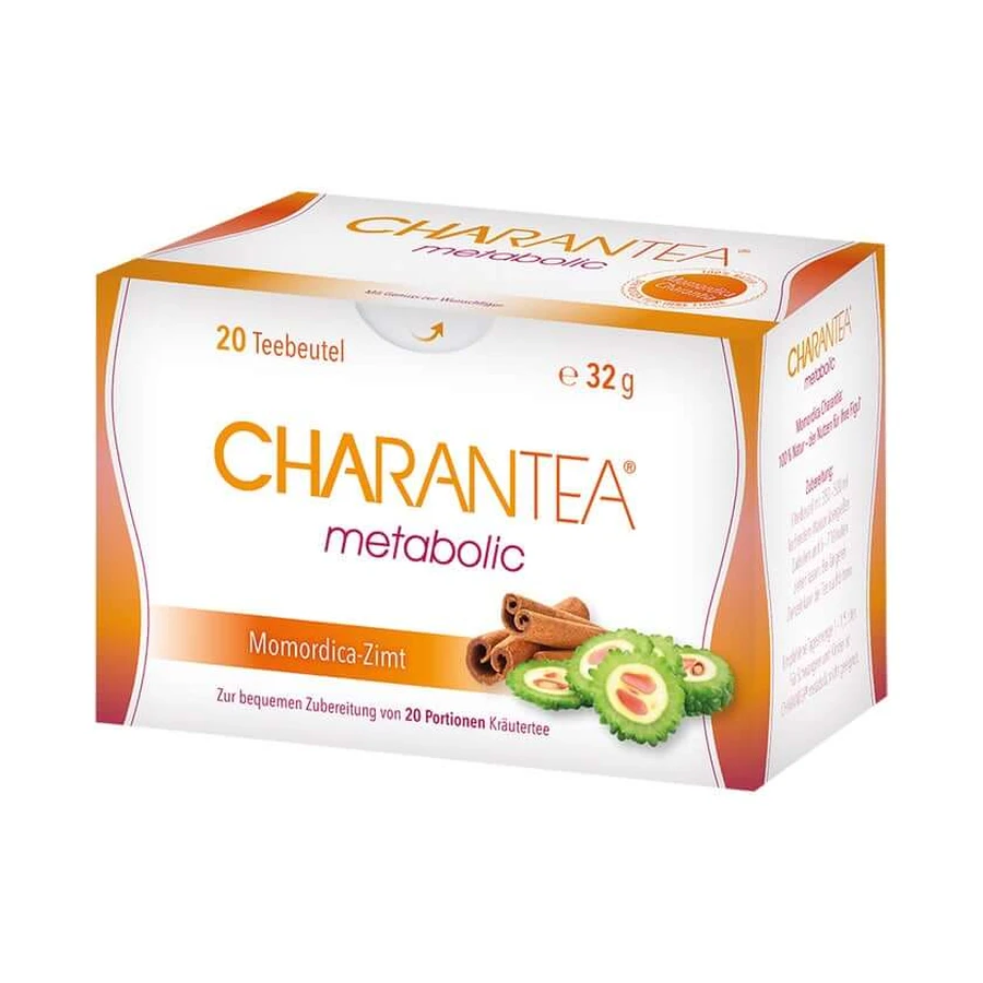 CHARANTEA Tisana metabolica alla cannella con filtro 20 St.