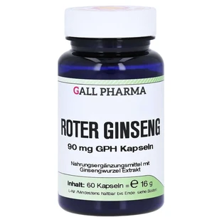 Red Ginseng 90 mg GPH Capsules 60 Capsules