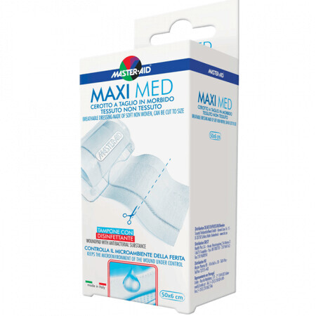Maxi Med Master-Aid rolverband, 50x6 cm, Pietrasanta Pharma