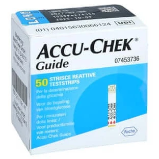 Accu-chek Guide bandelettes réactives 50 pièces