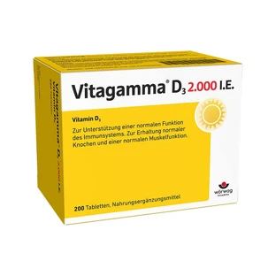 Vitagamma® Vitamine D3 2000 I.U. 200 St.