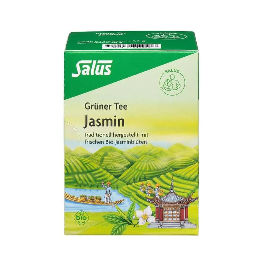 Zielona herbata Jasmine Organic Salus worek filtrujący 15 St: ceny i cechy