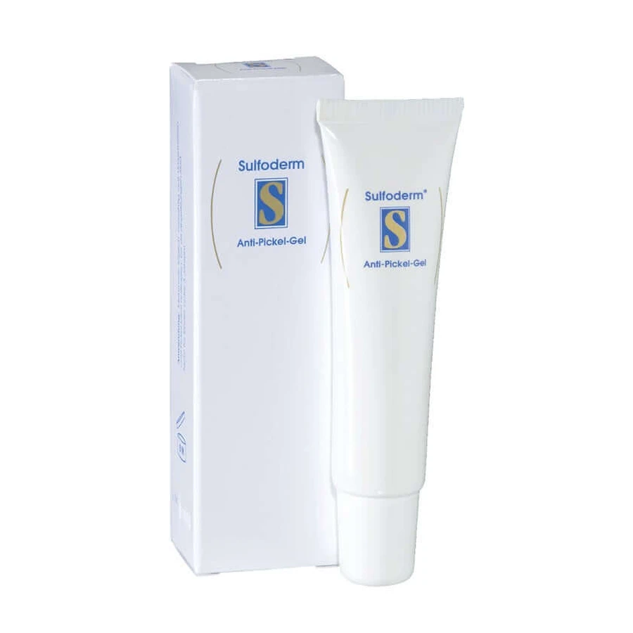 Sulfoderm S gel împotriva coșurilor 15 ml