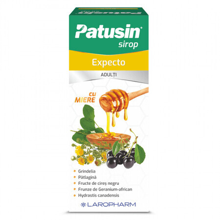 Patusin Expecto siroop voor volwassenen, 100 ml, Laropharm