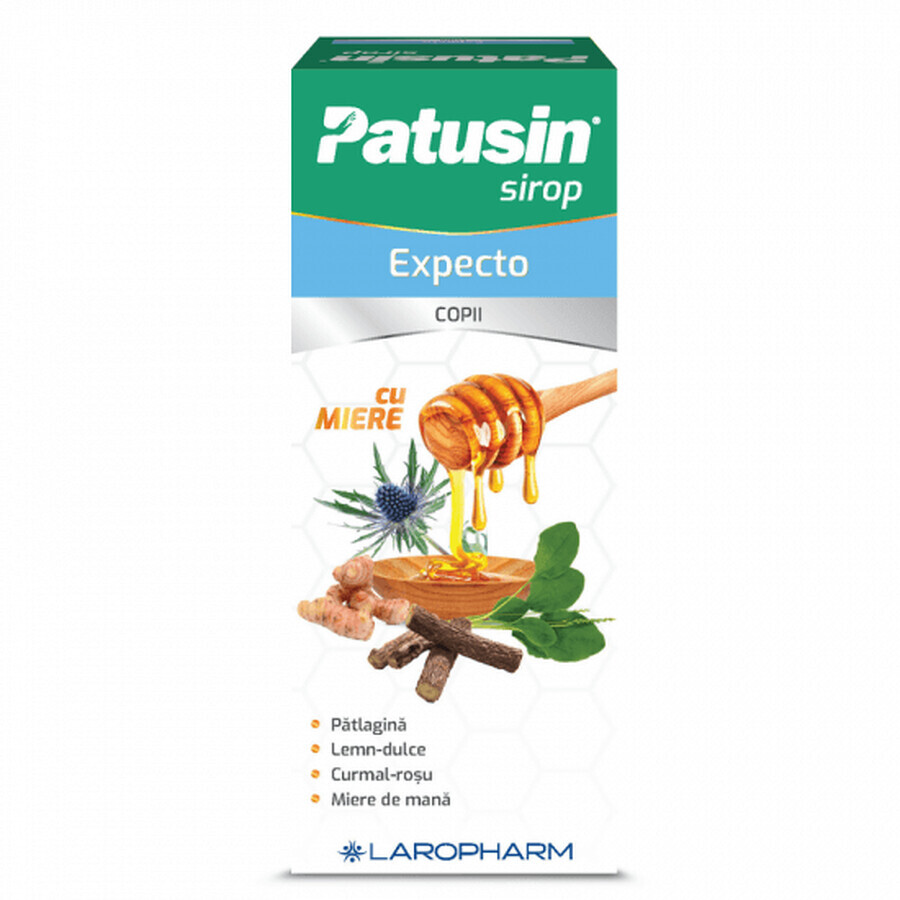 Patusin Expecto sirop pentru copii, 100 ml, Laropharm