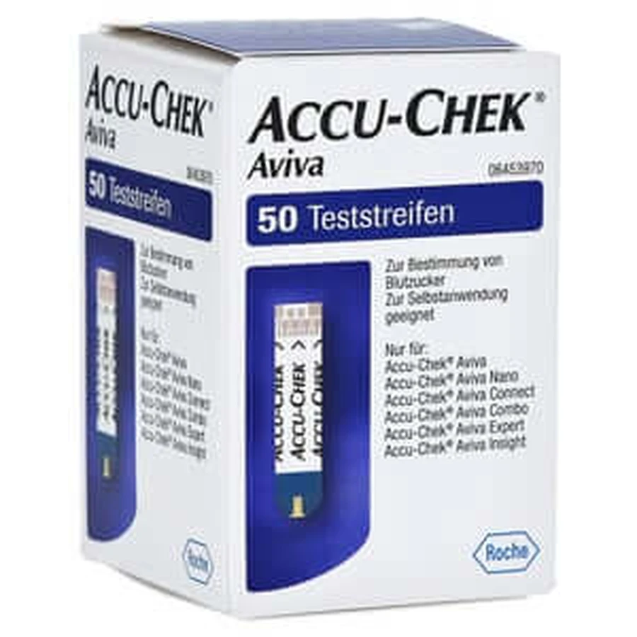Accu-chek Aviva Teststrips Plasma II 1X50 stuks.