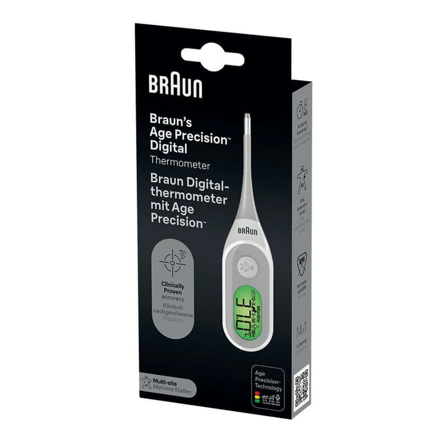 Braun Thermometer Digital AgePrecision P 1 St