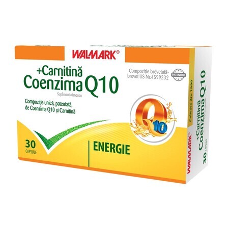 Coenzyme Q10 + Carnitine, 30 gélules, Walmark