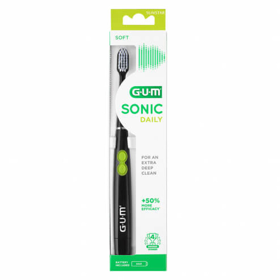 Activital Soft sonische tandenborstel zwart, Sunstar Gum