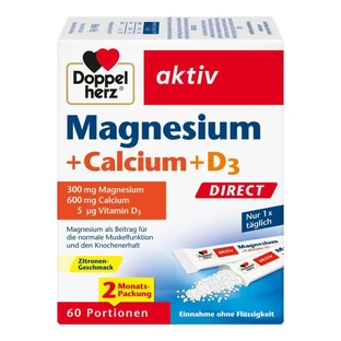 Doppelherz Magnesium + Calcium + D3 DIRECT 60 St