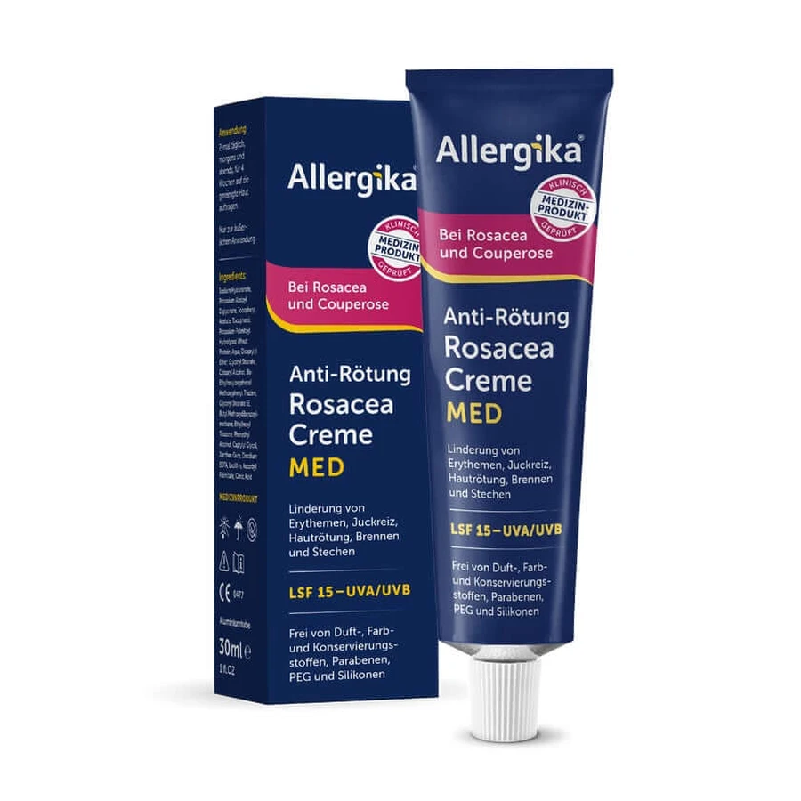 Allergika Crema Anti-Rossore Rosacea MED SPF 15 30 ml