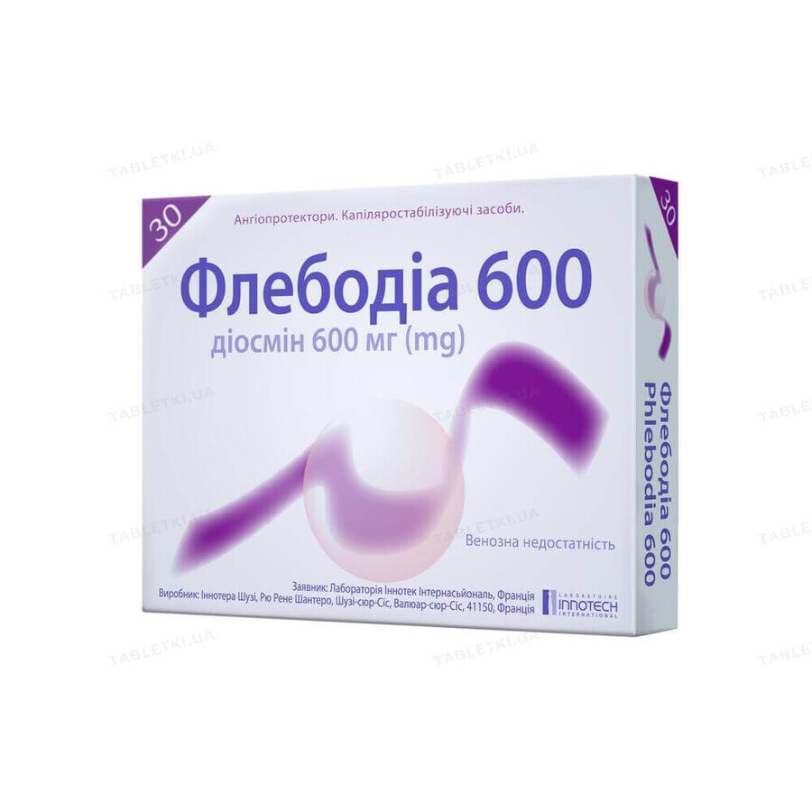 Phlebodia 600 mg, 30 Filmtabletten, Innothera